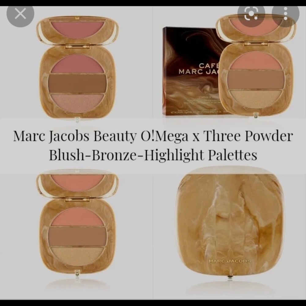 Marc Jacobs Beauty O!Mega x Three Powder Blush-Bronze-Highlight Palettes